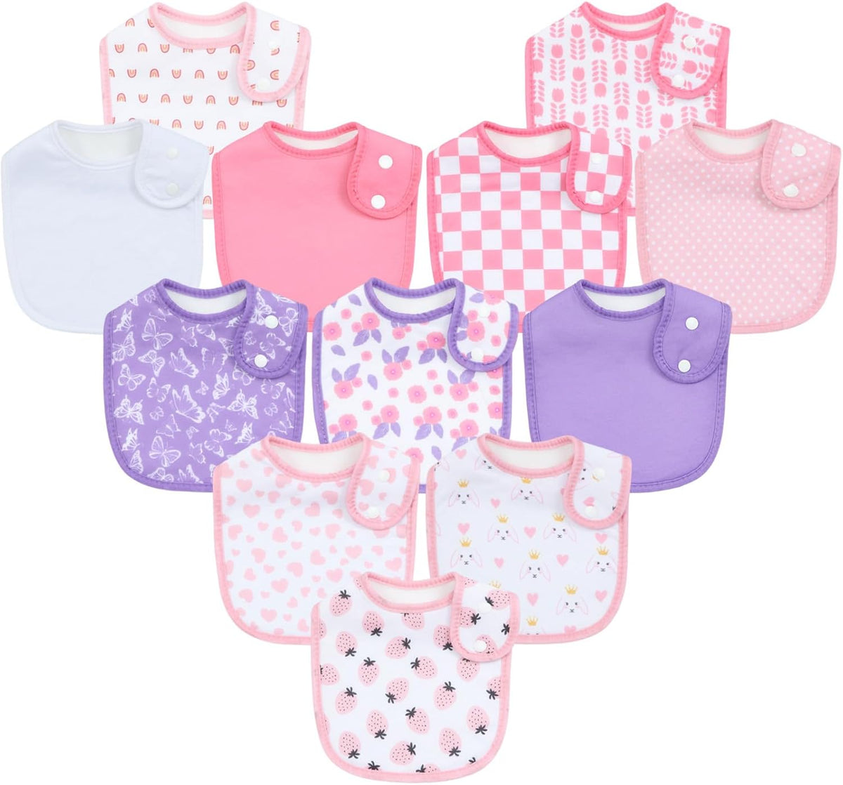 Stylish & Soft Cotton Bandana Bibs Set for Newborns - Unisex, Absorbent, Perfect for Boys & Girls (3-36 Months)