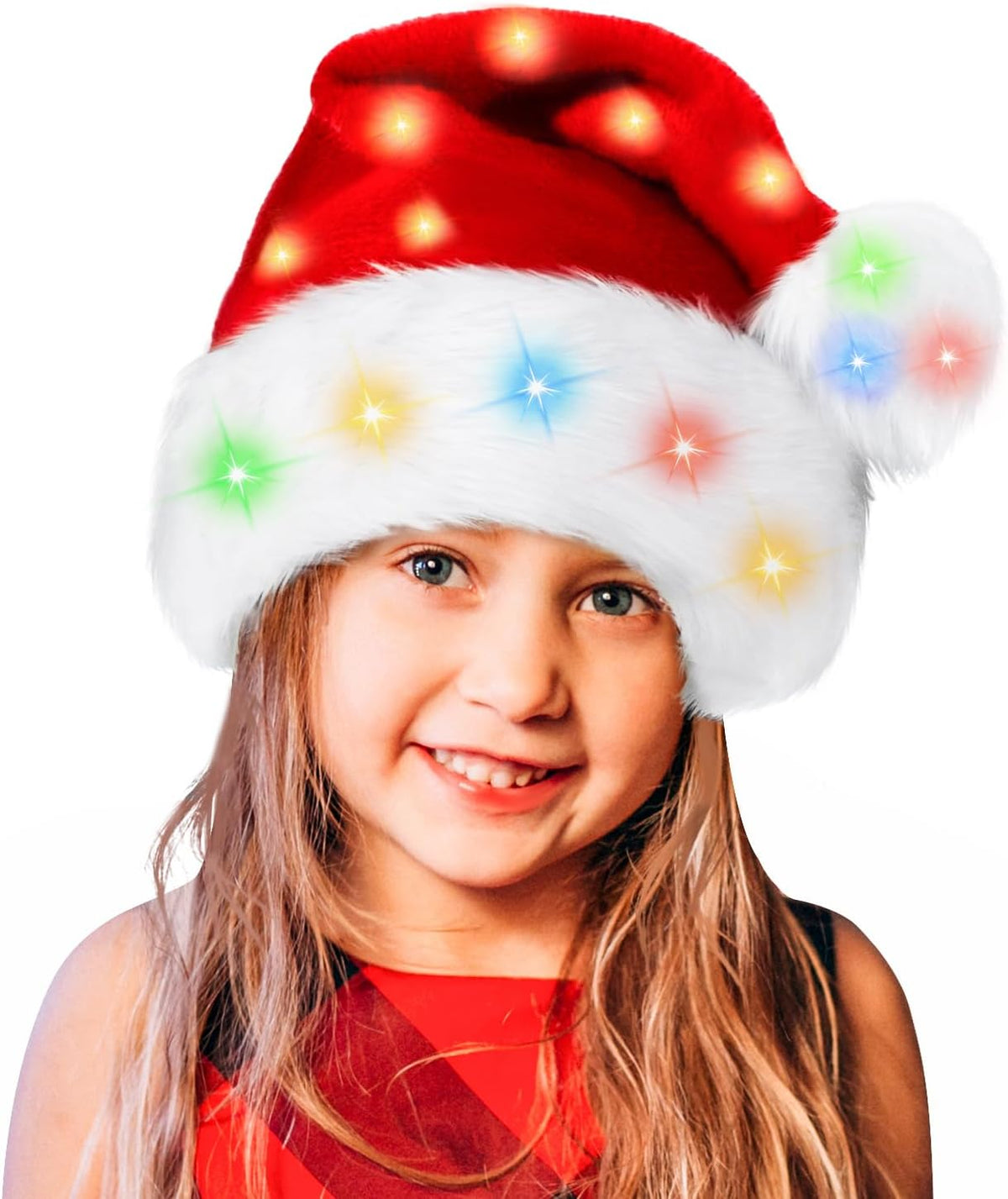 Unisex Extra Thick Santa Hat for Kids - Comfortable Christmas Holiday Hat for Festive Celebrations