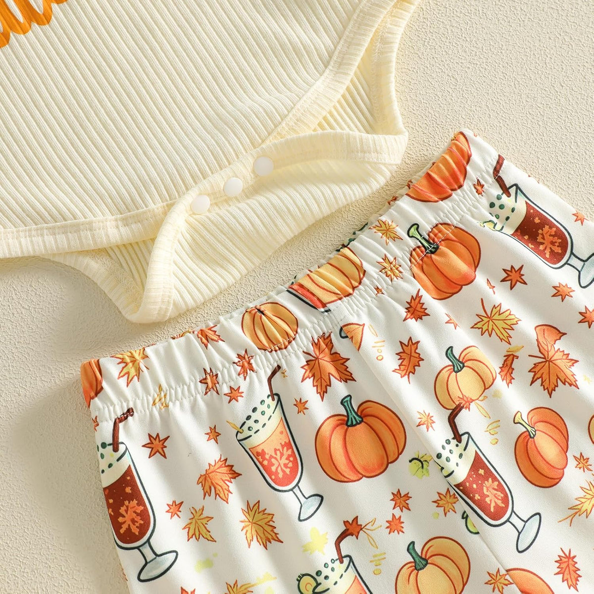 Halloween Baby Girl Clothes My First Halloween Pumpkin Romper Shirt Onesie Bell Bottoms Cute Newborn Fall Outfit