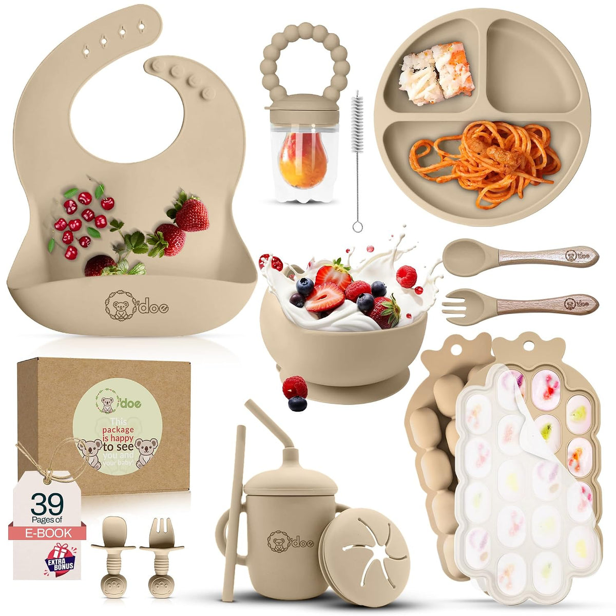 Silicone baby weaning set, view 10