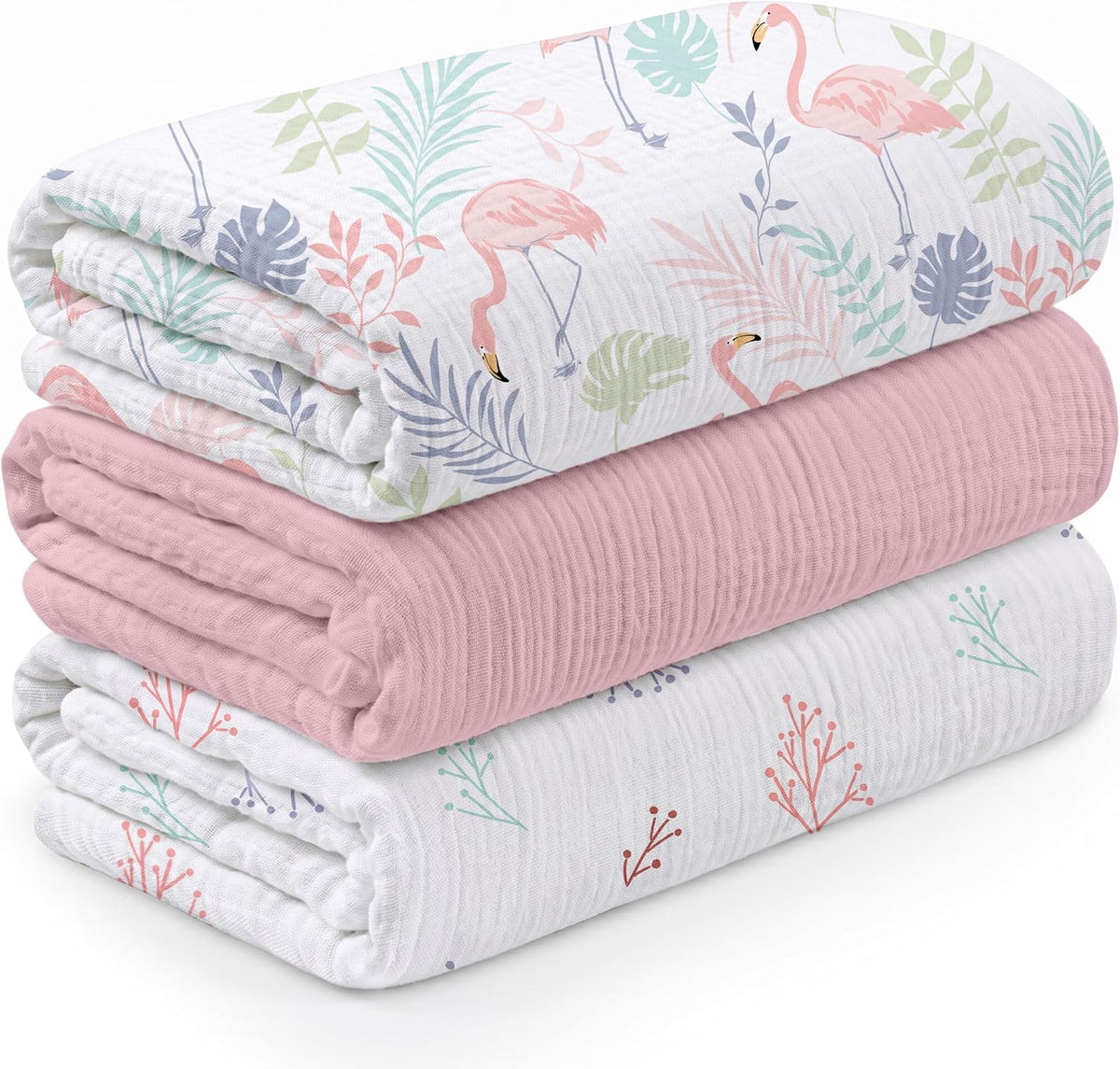 Muslin swaddle blankets, 3-pack, view 13