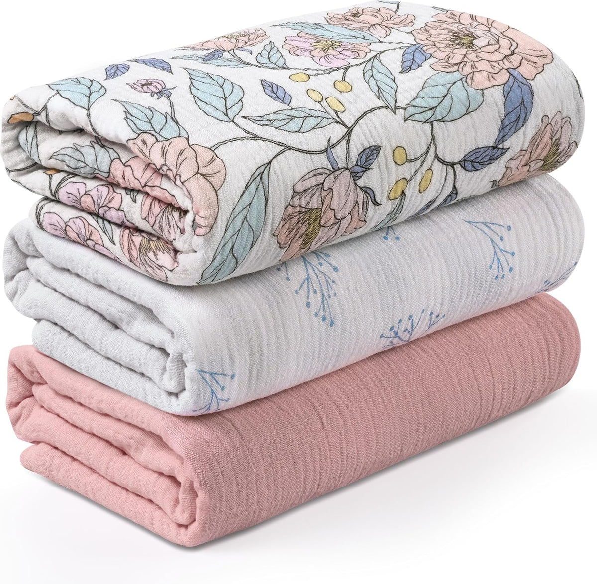Muslin swaddle blankets, 3-pack, view 25