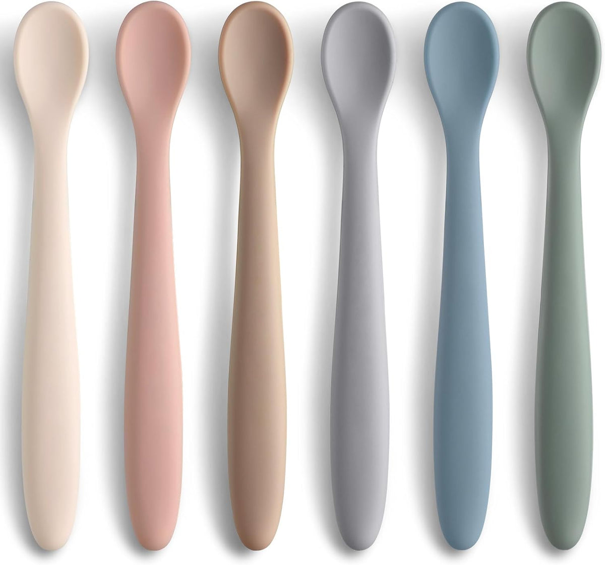 First-stage silicone baby spoons, view 12