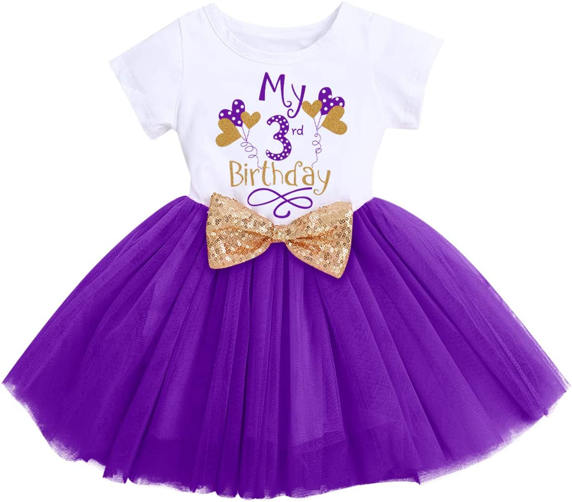 Adorable Toddler Girls' Tutu Princess Dress - Perfect for Birthday Celebrations and Cake Smash Events!