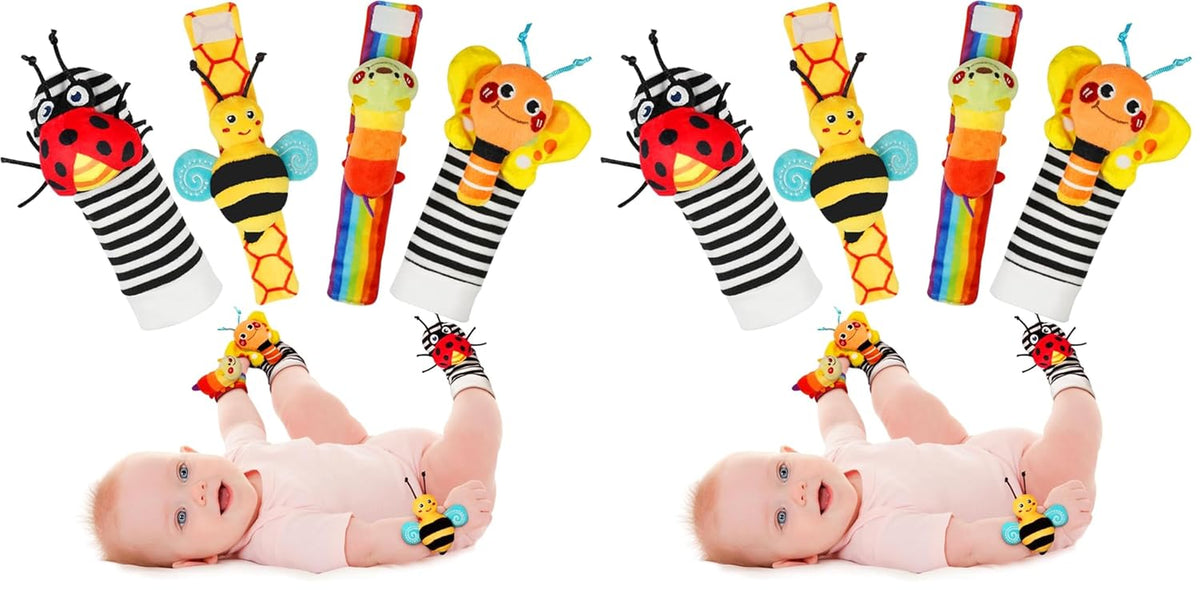 Wrist rattles and foot finder socks, view 9