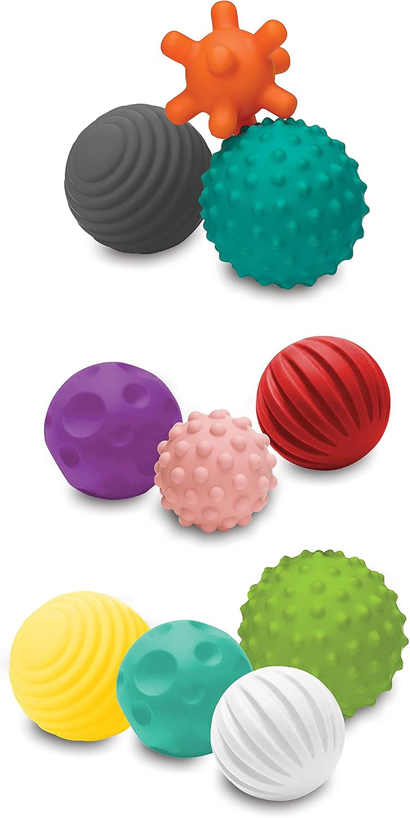 Textured sensory ball set