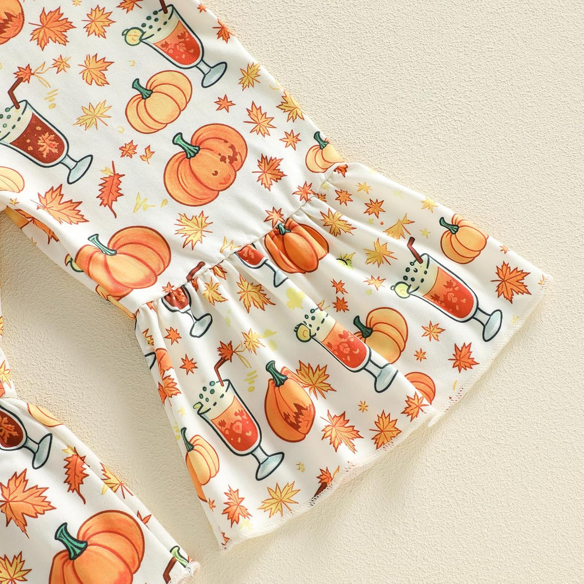 Halloween Baby Girl Clothes My First Halloween Pumpkin Romper Shirt Onesie Bell Bottoms Cute Newborn Fall Outfit