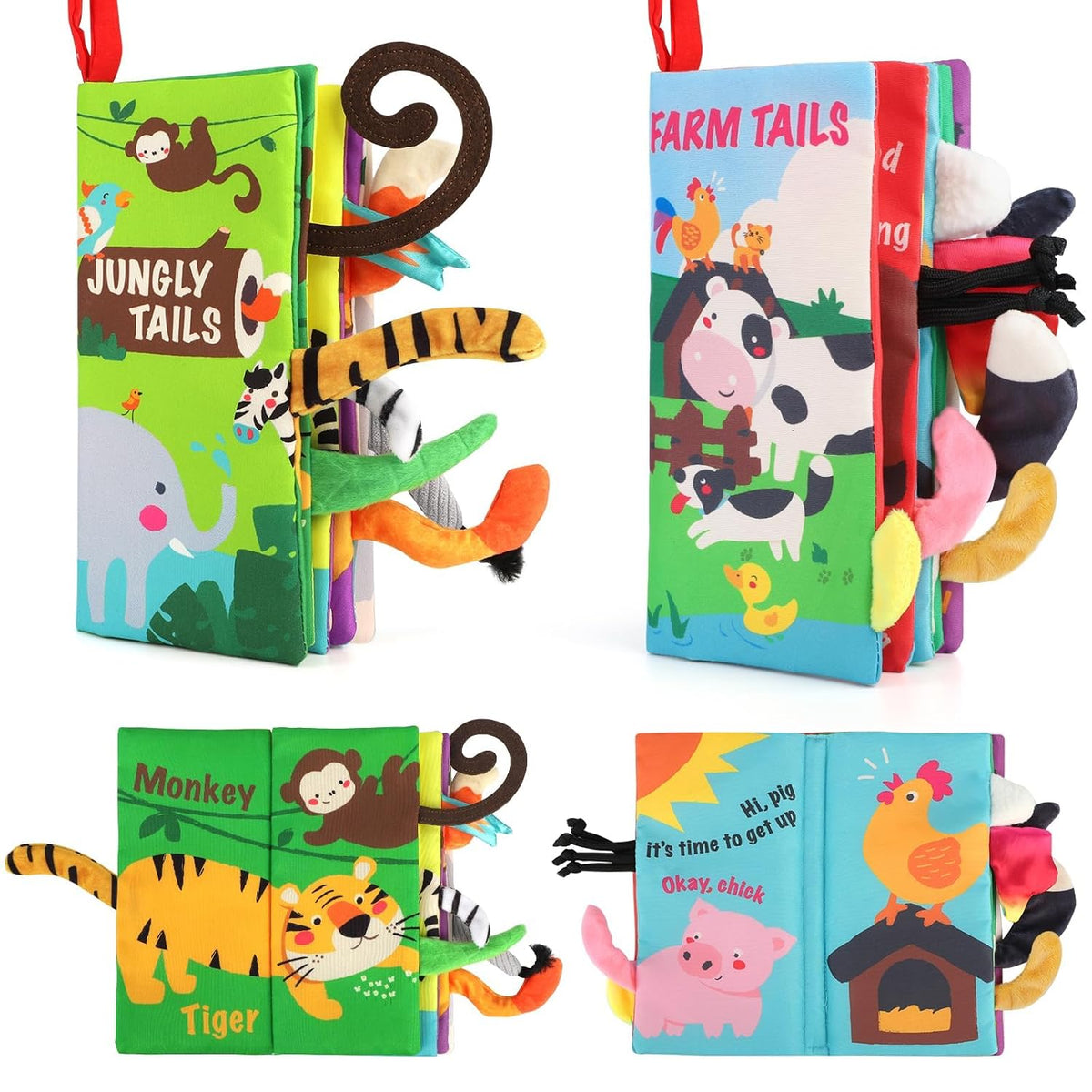 Touch and feel tummy time book, view 10