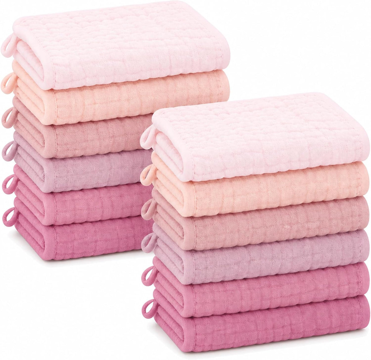 Muslin baby washcloths, 12-pack, view 10