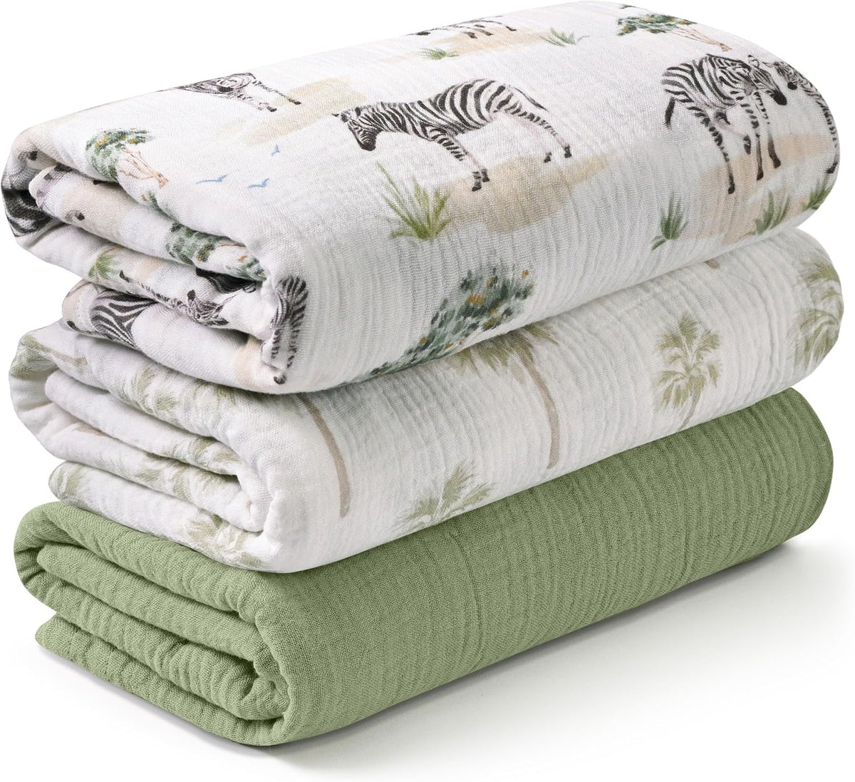 Muslin swaddle blankets, 3-pack, view 9