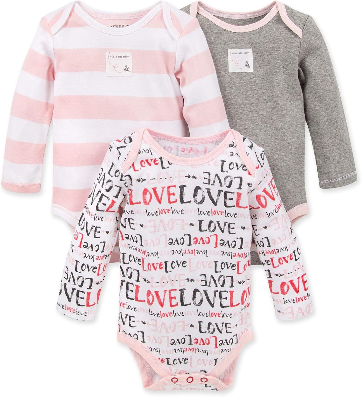 Eco-Friendly Unisex Organic Cotton Bodysuits - 3-Pack for Ultimate Comfort