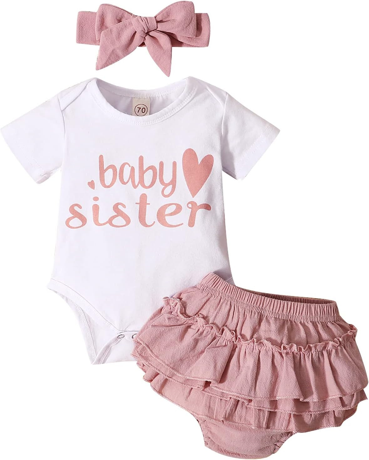 Adorable Summer Romper Set for Baby Girls - Stylish Shorts Outfits for Newborns to 24 Months