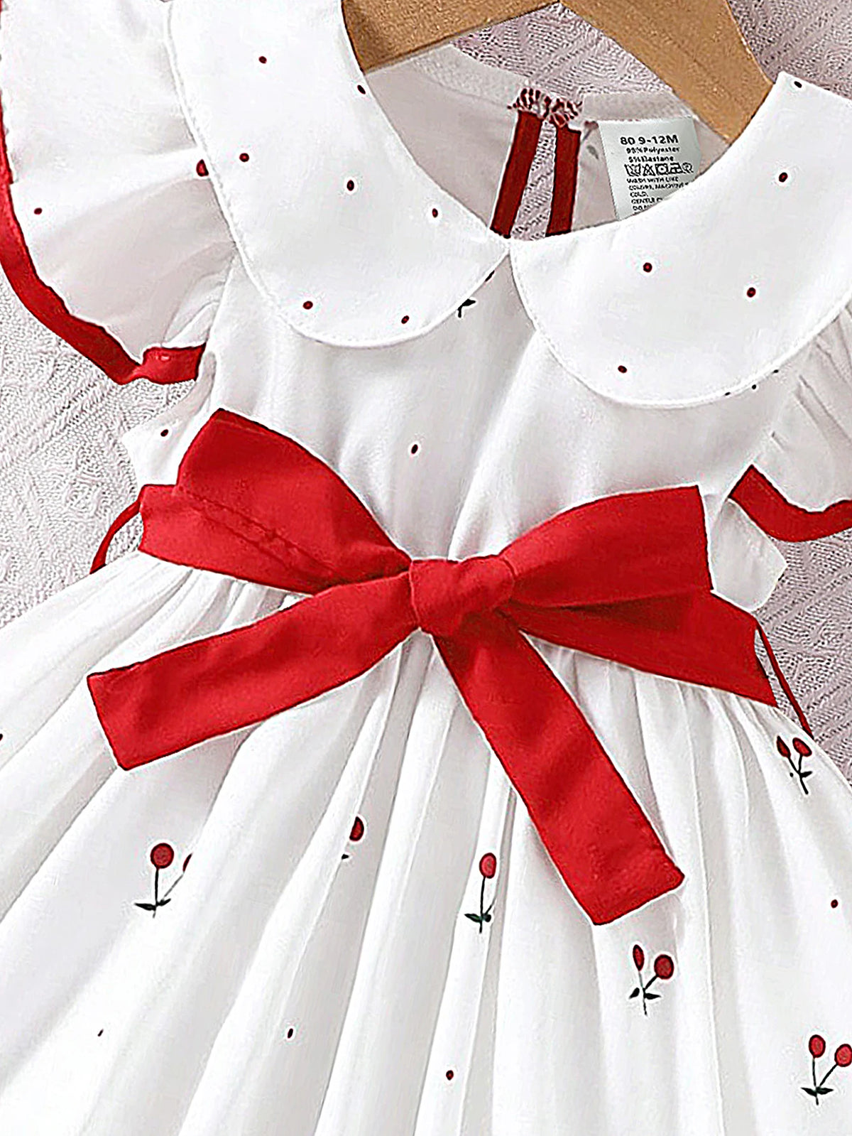 2025 Summer Collection: Adorable Infant Floral Dress for Girls, Breathable Short Sleeve Princess Outfit for Ages 0-3 Years