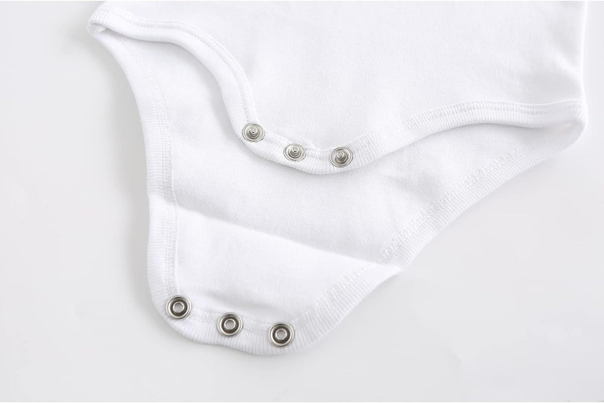 Short Sleeve Newborn Bodysuit and Pants Set for Infants - Unisex Baby Clothing