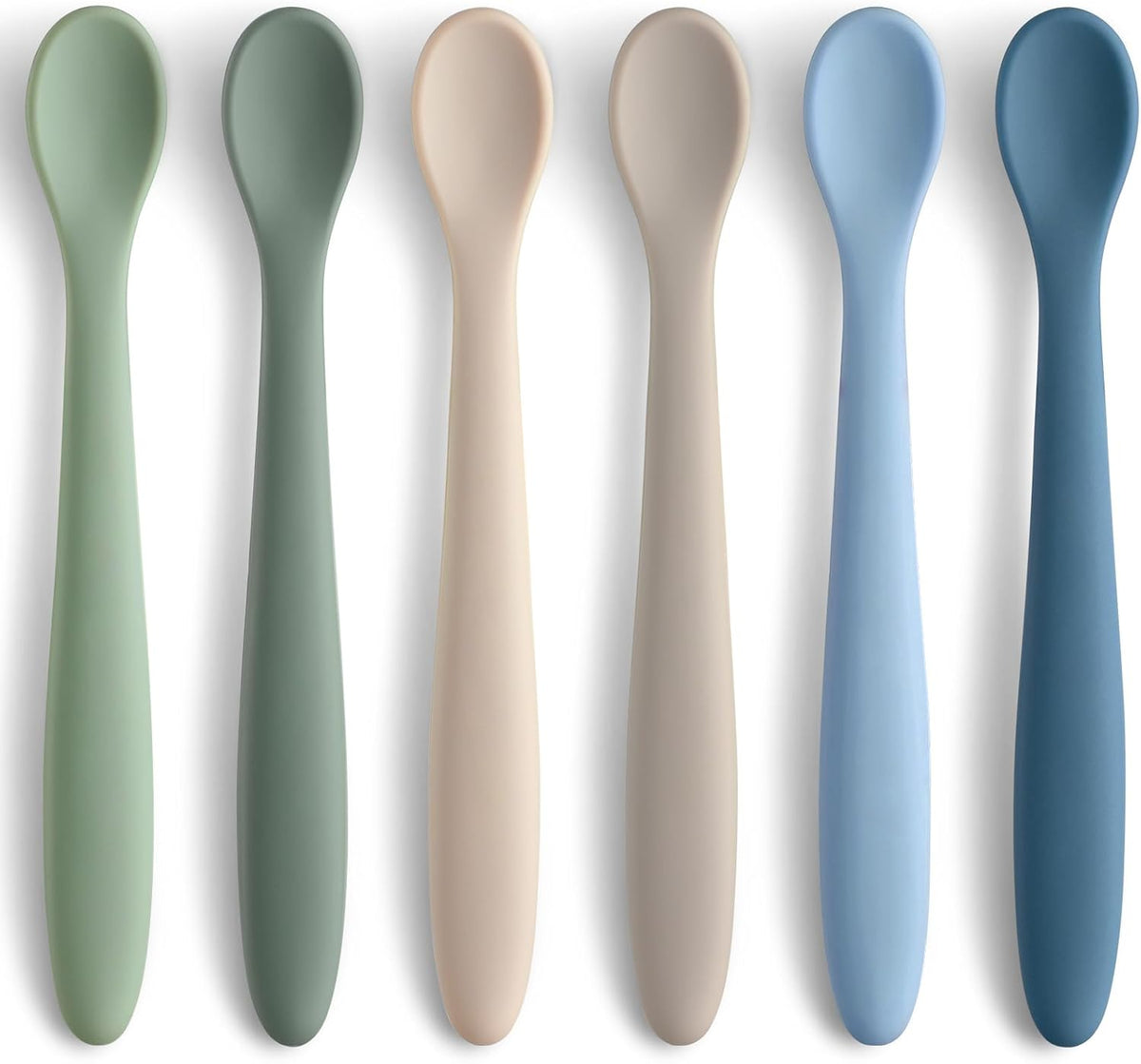 First-stage silicone baby spoons, view 8