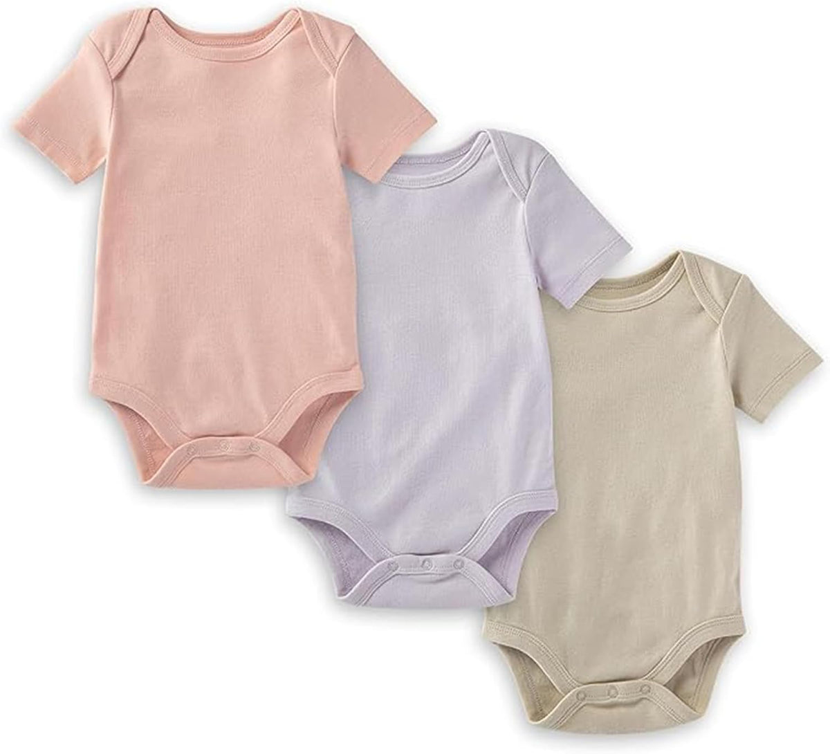 Eco-Friendly Unisex Organic Cotton Bodysuits - 3-Pack for Ultimate Comfort