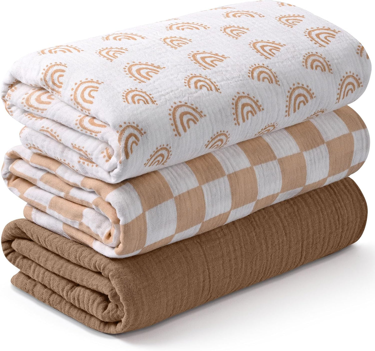 Muslin swaddle blankets, 3-pack, view 15