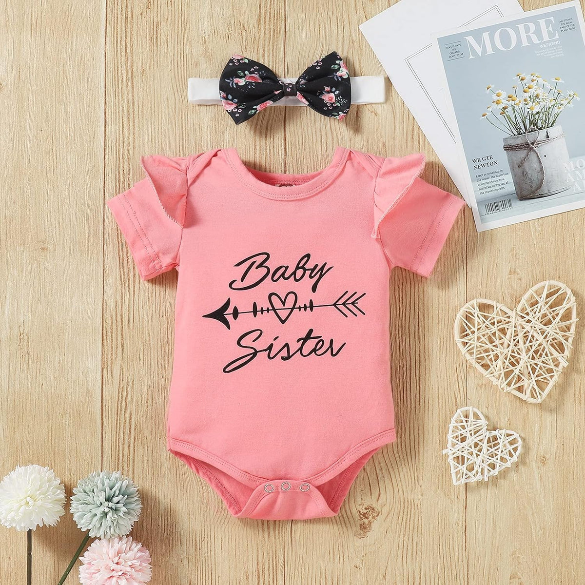 Adorable Summer Romper Set for Baby Girls - Stylish Shorts Outfits for Newborns to 24 Months