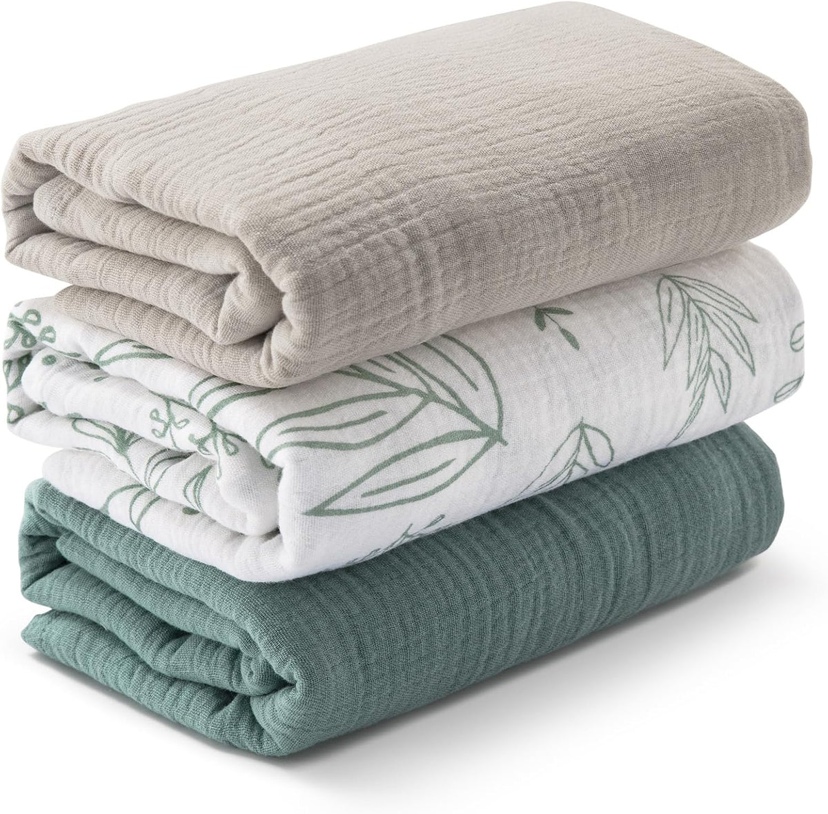Muslin swaddle blankets, 3-pack, view 10