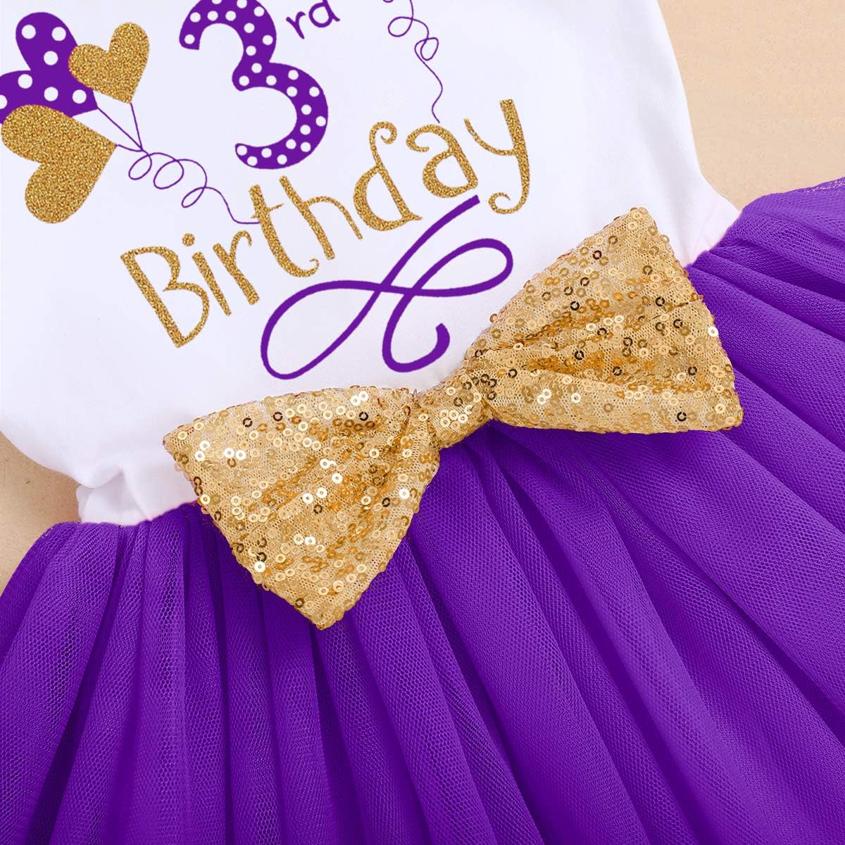 Adorable Toddler Girls' Tutu Princess Dress - Perfect for Birthday Celebrations and Cake Smash Events!