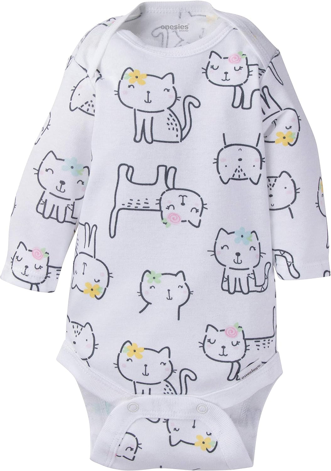 Ultimate 6-Pack Long Sleeve Bodysuits for Infants - Stylish & Comfortable for Boys & Girls!