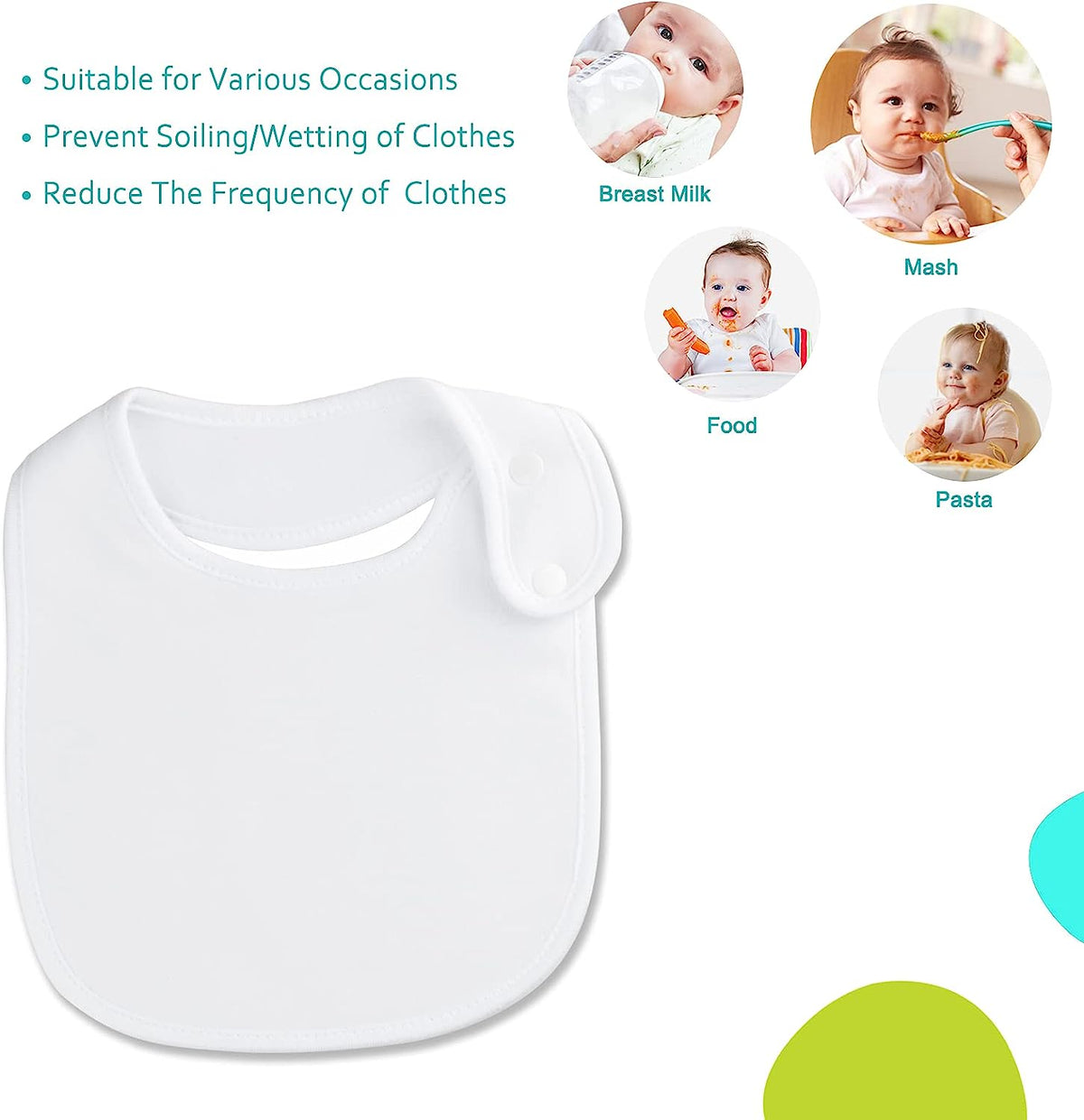 Stylish & Soft Cotton Bandana Bibs Set for Newborns - Unisex, Absorbent, Perfect for Boys & Girls (3-36 Months)