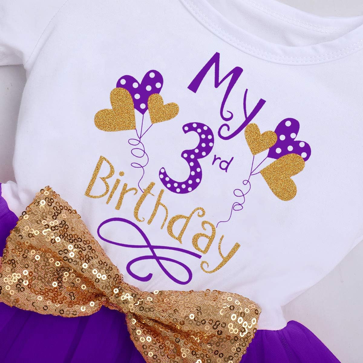 Adorable Toddler Girls' Tutu Princess Dress - Perfect for Birthday Celebrations and Cake Smash Events!