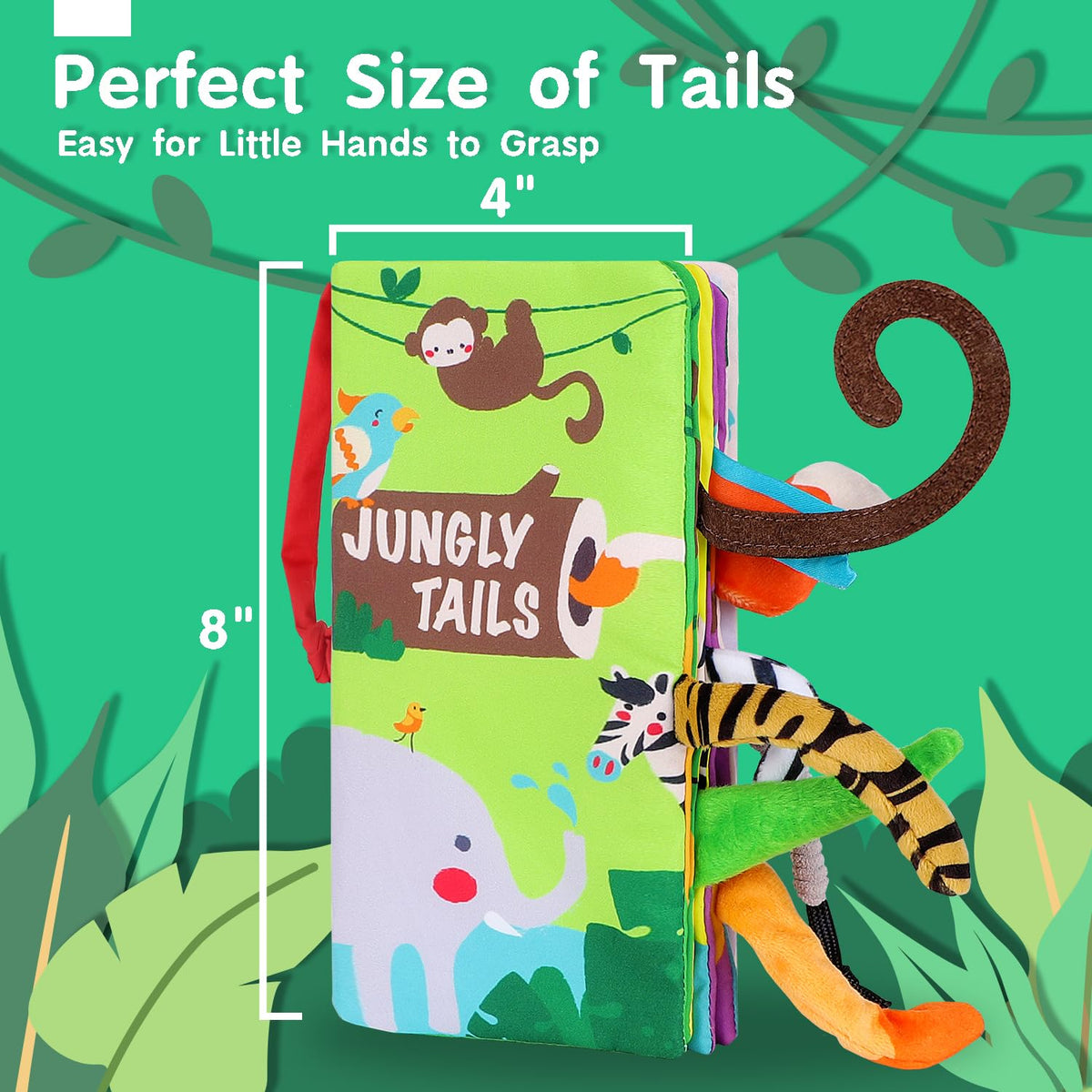Touch and feel tummy time book, view 3
