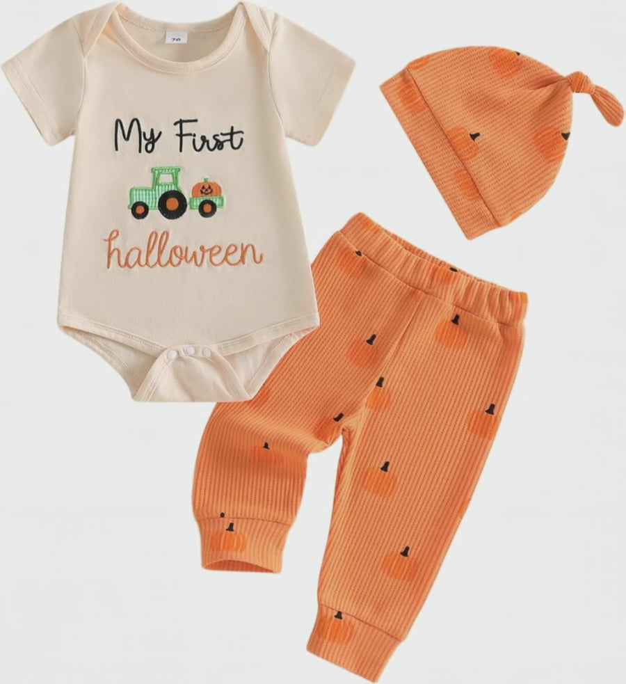 My First Halloween pumpkin patch set